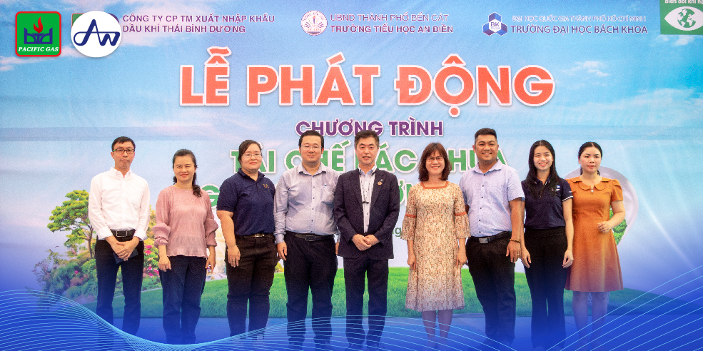 Lễ phát động chương trình “Tái chế rác nhựa – Giữ môi trường xanh” tại trường Tiểu học An Điền