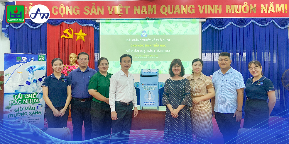Tổ chức tập huấn “Phân loại rác thải nhựa” tại trường Tiểu học An Điền