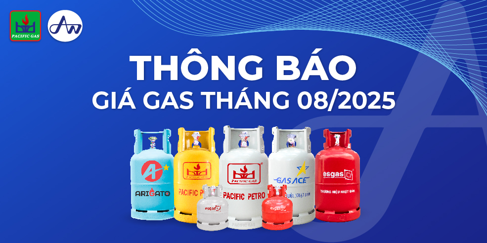 giá gas Pacific Petro 8/2025