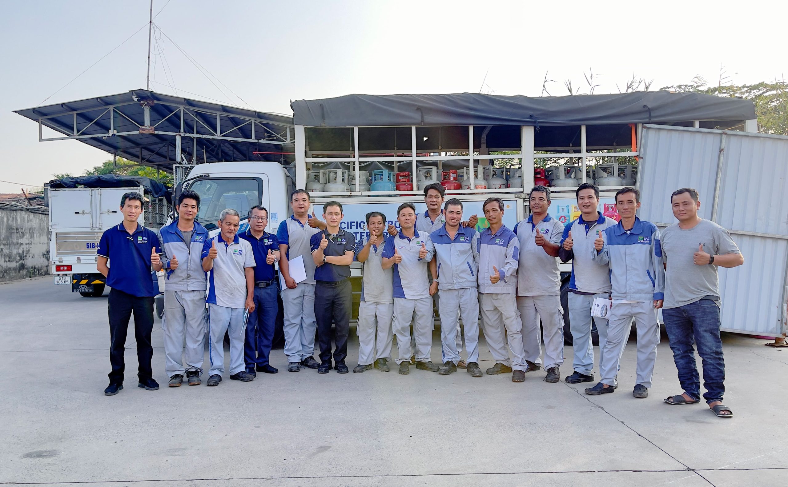 Đào tạo tài xế bán hàng Pacific Petro an toàn LPG gas