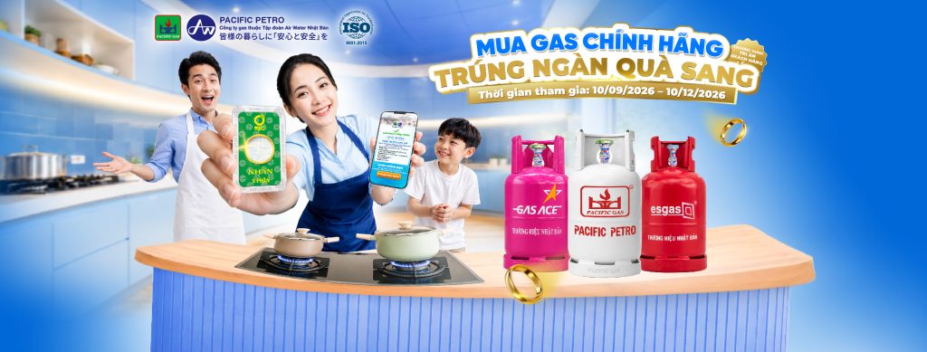 Tri ân khách hàng lần 2 Mua Gas Chính Hãng Trúng Ngàn Quà Sang