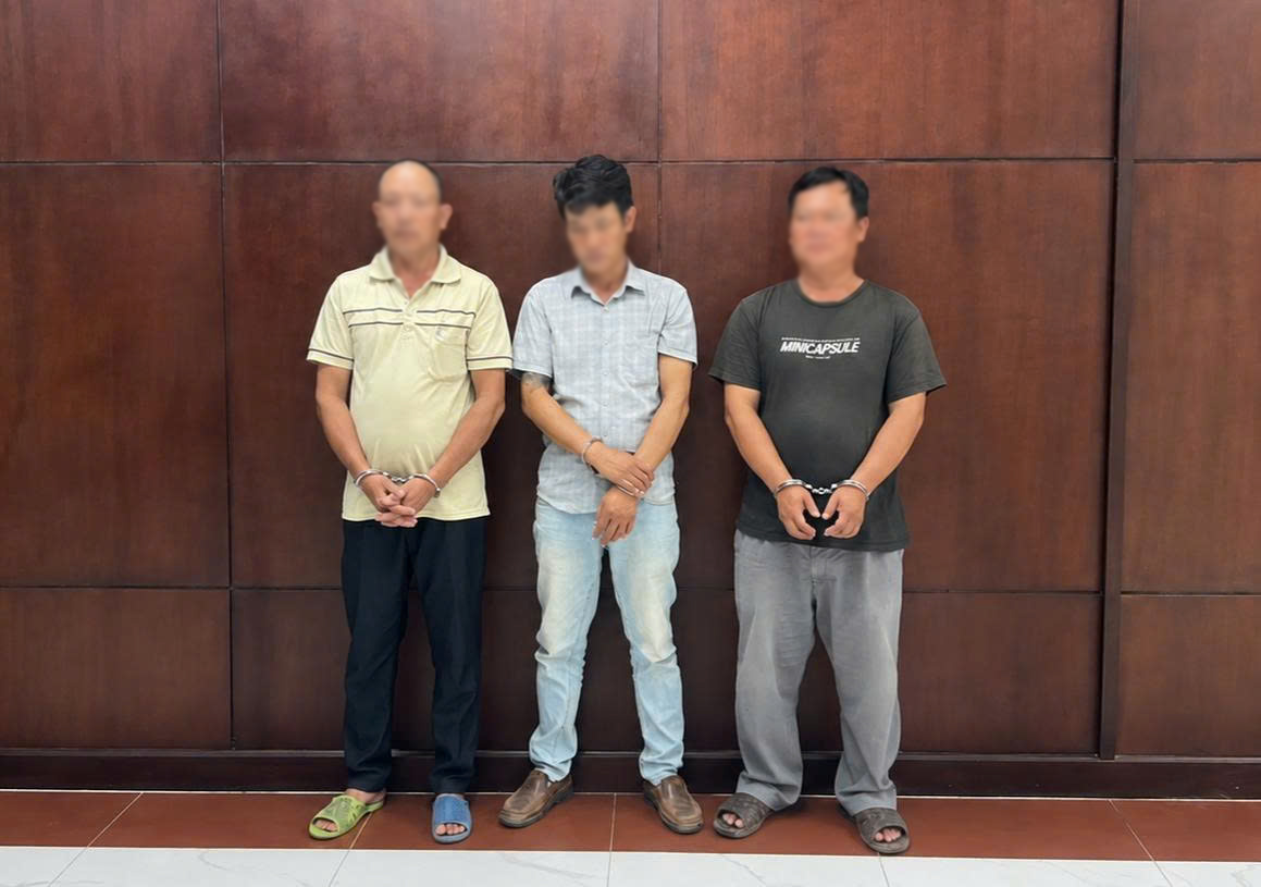 Một trong số các đối tượng vi phạm - Công an TP. Hồ Chí Minh