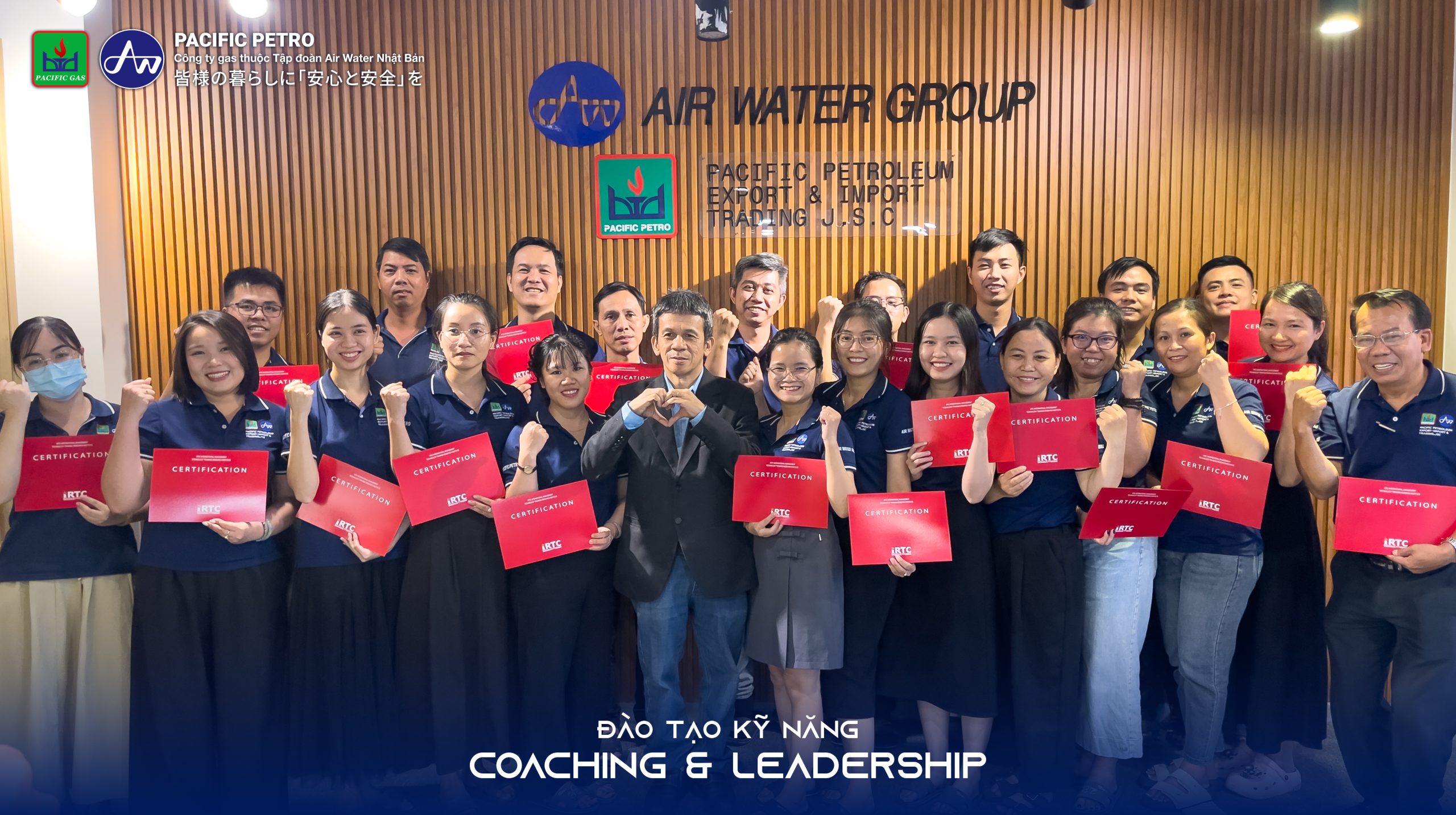 Cán bộ Pacific Petro hoàn thành chương trình đào tạo Coaching & Leadership
